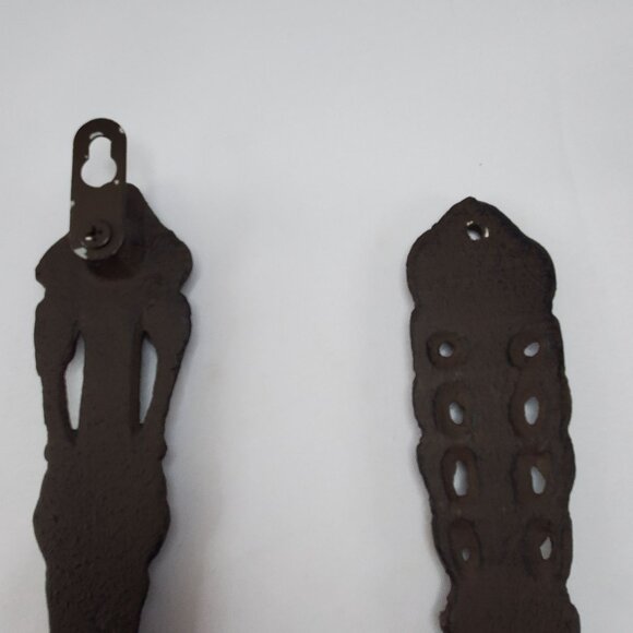 Vintage Cast Iron Spoon and Fork 11” Rustic Farm House Wall Kitchen Dining Decor - Picture 5 of 12